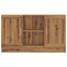Berkfield Sideboard Artisan Oak 120X30.5X70 Cm Engineered Wood - thumbnail 4
