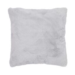Grey Rabbit Faux Fur Effect Indoor Cushion, (L)43Cm X (W)43Cm - thumbnail 2