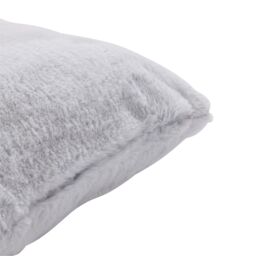 Grey Rabbit Faux Fur Effect Indoor Cushion, (L)43Cm X (W)43Cm - thumbnail 5