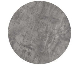 Seconique Athens Round Dining Set With Avery Chairs - Concrete Effect/black/sapphire Blue Velvet - thumbnail 3