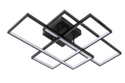 Lucide Lokero Flush Ceiling Light - Led Dim. Cct 1X60W 2700K/4000K - Black - thumbnail 2