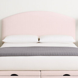 Urban Textures Ottoman Bed Orla End Lift: Boucle Pink - thumbnail 1