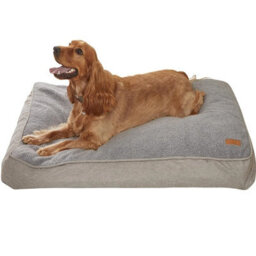 Gr8 Home Chunky Plush Quilted Dog Cat Pet Mattress Cushion Crate Pad Silver 100X70X11Cm - thumbnail 7