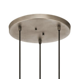 Luminosa Lighting Elstead Kichler Asher Dome Pendant Ceiling Light Antique Pewter - thumbnail 3