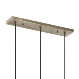 Luminosa Lighting Elstead Kichler Asher Dome Pendant Ceiling Light Antique Pewter - thumbnail 5