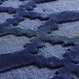 Beliani Rug Cizre Navy Blue 160 X 230 Cm Viscose - thumbnail 5