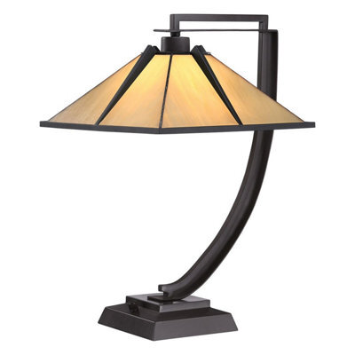 Luminosa Lighting Elstead Pomeroy 1 Light Table Lamp Western Bronze - image 1