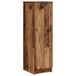 Berkfield Shoe Cabinet Old Wood 29.5X35X100.5 Cm Engineered Wood - thumbnail 2