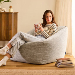 Icon Natalia Woven Armchair Bean Bag, Natural - thumbnail 2