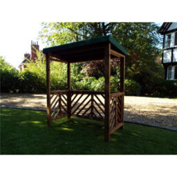 Marlborough Traditional Yogorm Bbq Shelter With A Green Waterproof Cover - thumbnail 2