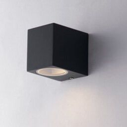 Luminosa Lighting Luminosa Qubo Outdoor Down Light Anthracite, Ip54 9.3X8X6.7Cm - thumbnail 3