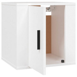 Berkfield Wall Mounted Tv Cabinets 2 Pcs White 40X34.5X40 Cm - thumbnail 7