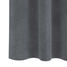 Berkfield Modern Blackout Curtains With Top Tape 2 Pcs Super Light Grey Velvet - thumbnail 6