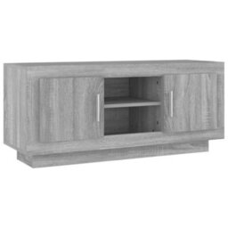 Vidaxl Tv Cabinet Grey Sonoma 102X35X45 Cm Engineered Wood