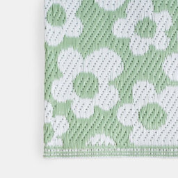 Ohs Daisy Reversible Outdoor Garden Rug Waterproof Area Mat - thumbnail 4