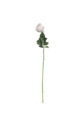 Palest Pink Tea Rose - Elegant Faux Flower For Bouquets & Decor - thumbnail 4