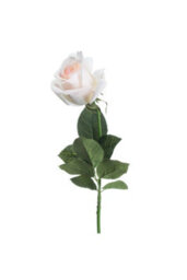 Palest Pink Tea Rose - Elegant Faux Flower For Bouquets & Decor - thumbnail 3