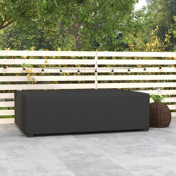 Outsunny Uv Rain Protective Cover Or Garden Wicker Rattan Black - thumbnail 1