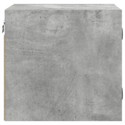 Berkfield Bedside Cabinet With Glass Door Concrete Grey 35X37X35 Cm - thumbnail 7
