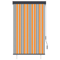 Berkfield Outdoor Roller Blind 100X250 Cm Yellow And Blue - thumbnail 2