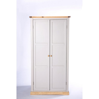 Cabinet Bits Bomporto 2 Door Wardrobe Wood Knob - image 1