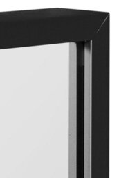 "Mirroroutlet Artus - Black Aluminium Edged Wall Leaner Mirror 47"" X 16"" (120Cm X 40Cm)" - thumbnail 8
