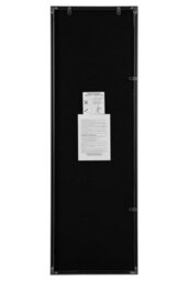 "Mirroroutlet Artus - Black Aluminium Edged Wall Leaner Mirror 47"" X 16"" (120Cm X 40Cm)" - thumbnail 9