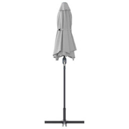 Berkfield Modern Garden Parasol Sand Powder-Coated Steel - thumbnail 7
