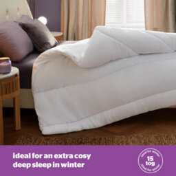 Silentnight Deep Sleep Duvet, 15 Tog, White, Single - thumbnail 3