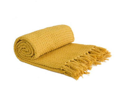 Waffle Collection Recycled Cotton Throw - image 1