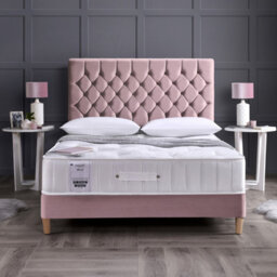 Rest Relax Sleep Bella 1000 Pocket Wool And Silk Natural Sprung Mattress - thumbnail 1