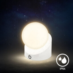 Briloner Sora White Mini Led Desk Light Table Bedside Lamp Cordless Dimmable Ip54 Outdoor - thumbnail 8