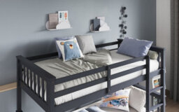 Flair Zoom Wooden Bunk Bed - Grey - thumbnail 4