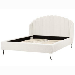 Beliani Bed Boucle Ambillou 160 X 200 Cm (Eu King Size) Off-White - thumbnail 6