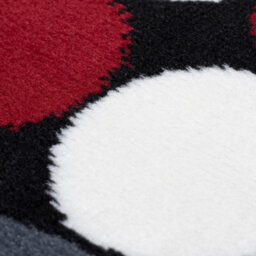 Bravich Hard Wearing Hessian Backed Stair Runner Kitchen Mat - Texas Red & Grey Spots - 60X900Cm (2'x30') - thumbnail 9