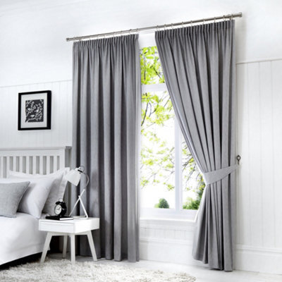 Fusion Dijon Thermal And Blackout Fully Lined Pencil Pleat Curtains - image 1
