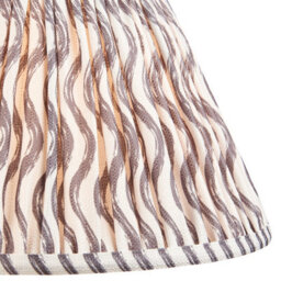 Loops Elegant Set Of 2 Pearl Grey Tapered Cylinder Lamp Shades For Stylish Home Lighting - thumbnail 2