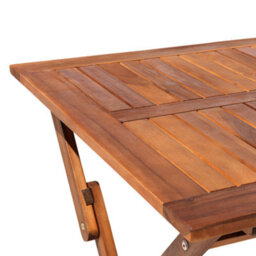 Beliani Garden Dining Table Cento 140 Cm 75 Cm Acacia Wood Brown - thumbnail 8