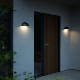 Nordlux Scorpius Outdoor Plastic Wall Light Weatherproof Black,mains
