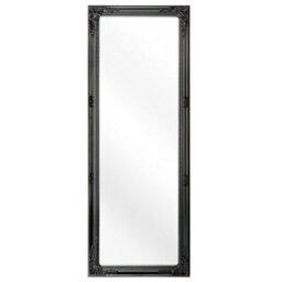 Beliani Wall Mirror Fougeres 50 Cm 130 Cm Black - thumbnail 1
