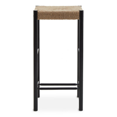 Orsina Handwoven Bar Stool, Durable And Comfortable Contemporary Counter Stool, Easy To Maintain Lounge Stool - image 1