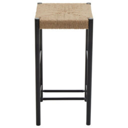 Orsina Handwoven Bar Stool, Durable And Comfortable Contemporary Counter Stool, Easy To Maintain Lounge Stool - thumbnail 2