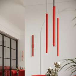 Sollux Lighting Pastelo Steel Red 2 Lights Modern Wall Lamps - thumbnail 9
