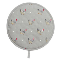 Hob Cover: Sophie Allport Chicken Hob Cover, Cotton - thumbnail 1