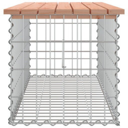 Berkfield Compact Garden Bench Gabion Design 103X44X42 Cm Solid Wood Douglas - thumbnail 4