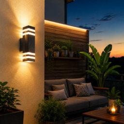 Shopnbits Up & Down Led Wall Light, Outdoor Waterproof Garden & Porch Light - thumbnail 3