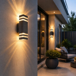 Shopnbits Up & Down Led Wall Light, Outdoor Waterproof Garden & Porch Light - thumbnail 7