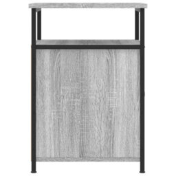 Berkfield Bedside Cabinet Grey Sonoma 40X42X60 Cm Engineered Wood - thumbnail 7