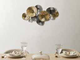 Beliani Wall Decor Francium 50 Cm Metal Multicolour - thumbnail 2