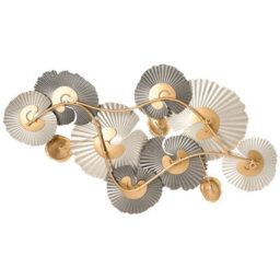 Beliani Wall Decor Francium 50 Cm Metal Multicolour - thumbnail 4
